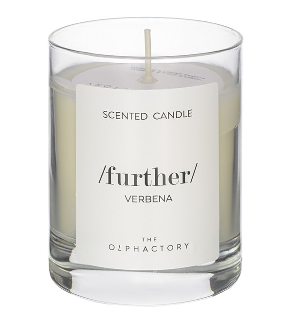 Свеча ароматическая the olphactory, further, verbena (новая), 40 ч