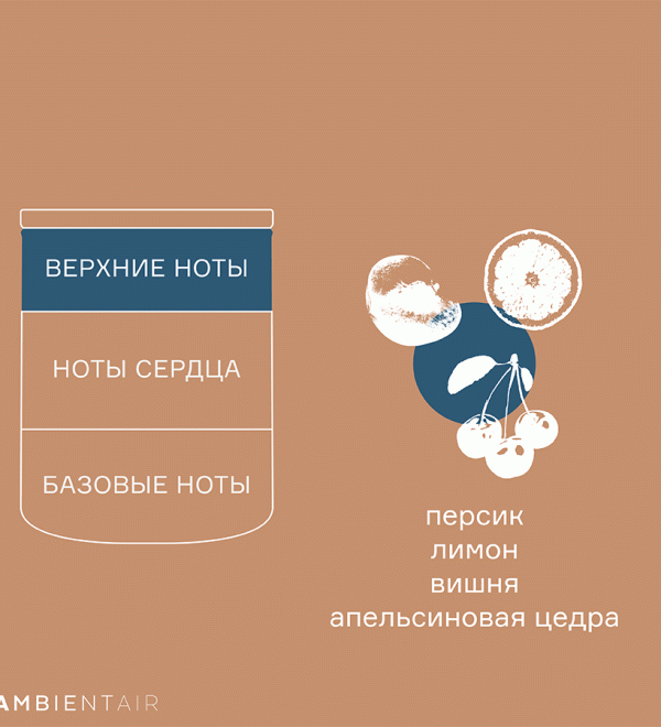 Свеча ароматическая gifting, bisquit&berries, 40 ч