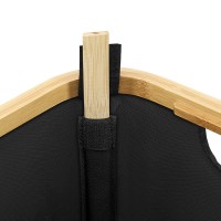 Корзина для белья с двумя отделениями neat twin, 53,5х33х53 см, черная