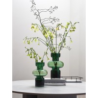 Ваза florum, 30 см, изумрудная