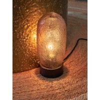 Светильник настольный frozen light, D13х27 см, янтарный