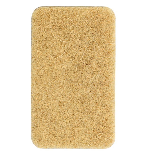 Набор губок для посуды из целлюлозы и кокосового волокна eco sponge, белые, 6 шт.