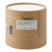 Свеча ароматическая с деревянным фитилём cypress, jasmine & patchouli из коллекции edge, бежевый, 60 ч