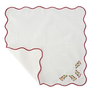 Набор из двух сервировочных салфеток Морозные ягоды из коллекции new year essential, 45х45см