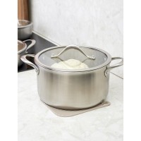 Подставка-прихватка под горячее smart helper, 19х18 см, бежевая