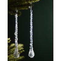 Набор ёлочных украшений icy sparkles из коллекции new year essential, 6 шт.