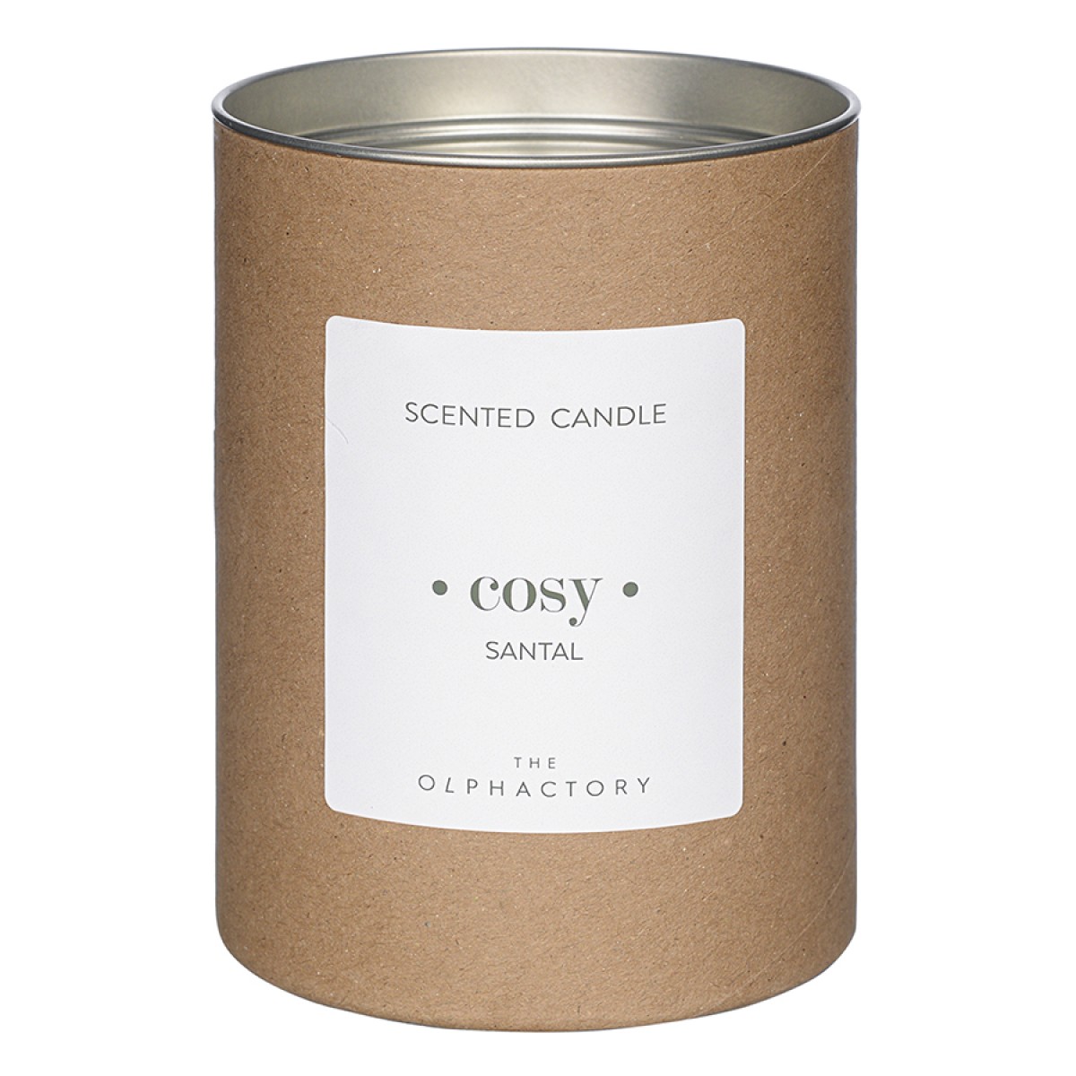 Свеча ароматическая the olphactory, cosy, santal (новая), 40 ч