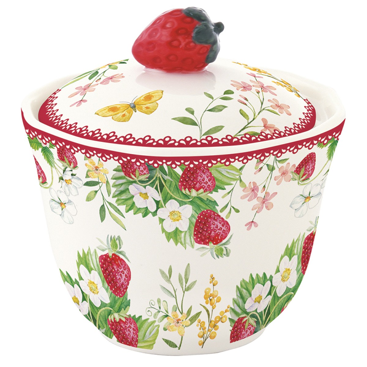 Сахарница jardin des fraises, 200 мл