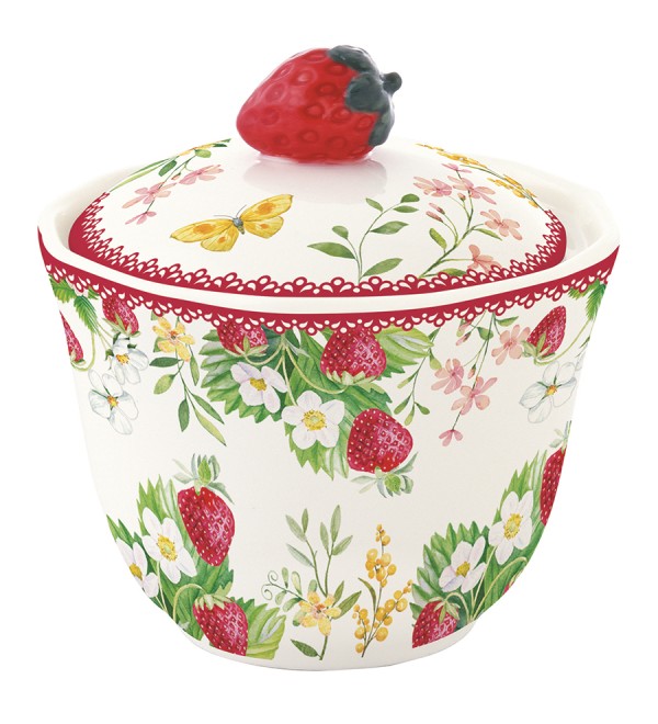 Сахарница jardin des fraises, 200 мл