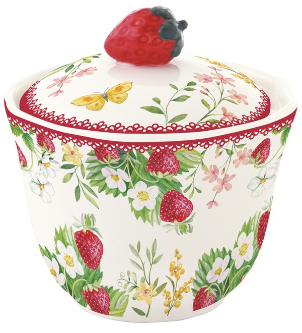 Сахарница jardin des fraises, 200 мл