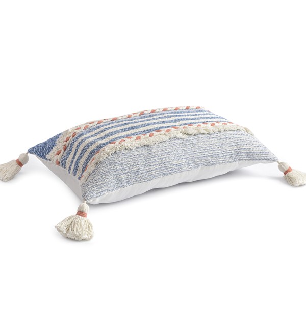 Чехол на подушку с кисточками и бахрамой из коллекции ethnic, 35х60 см