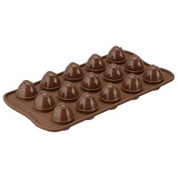 Форма для приготовления конфет choco spiral силиконовая