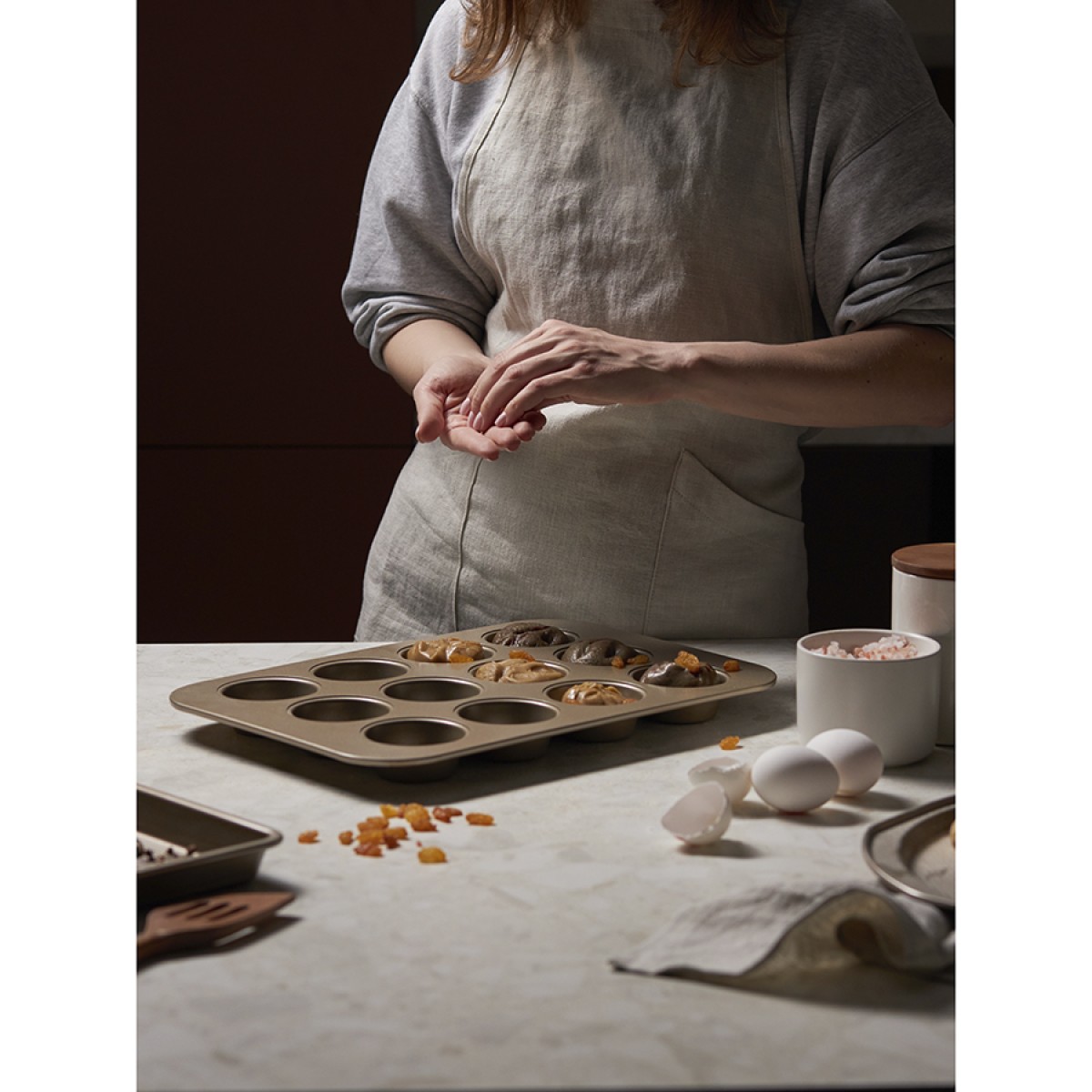 Форма для приготовления кексов и пирожных bake masters, 40х28 см