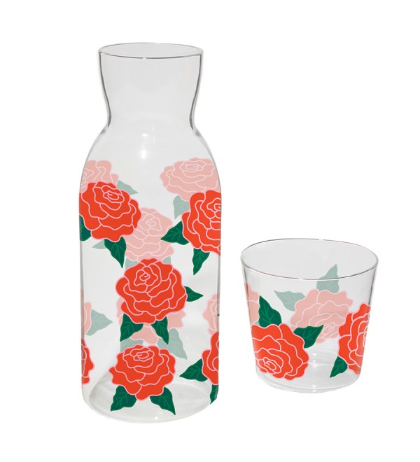 Набор из графина и стакана rose
