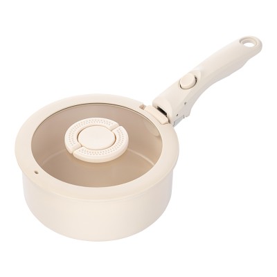 Ковш с крышкой и съемной ручкой smart ceramic, D18 см
