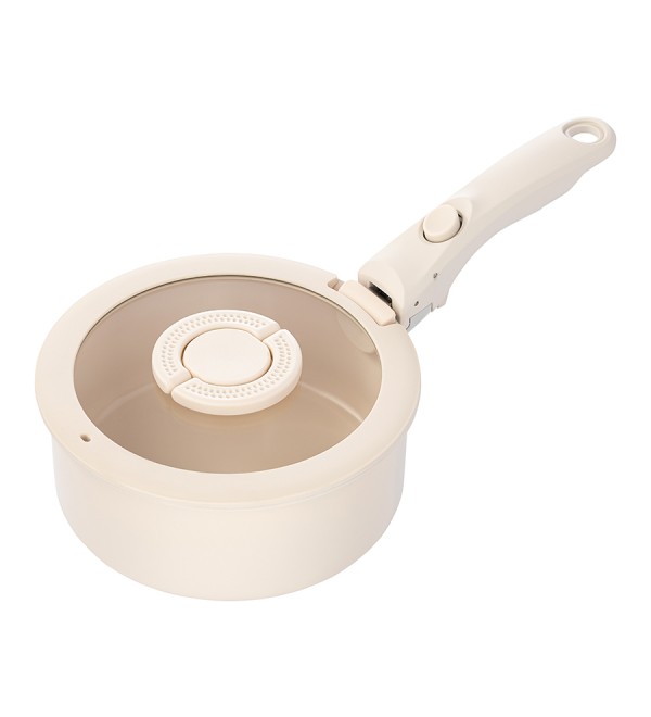 Ковш с крышкой и съемной ручкой smart ceramic, D18 см