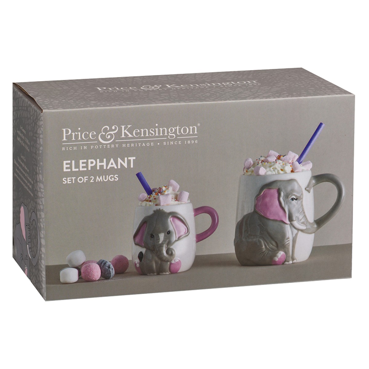 Набор из 2 кружек elephant, 405 мл и 195 мл