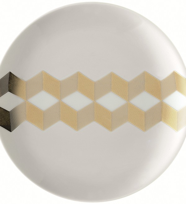 Набор блюдец signature, chevron, D16 см, 4 шт.