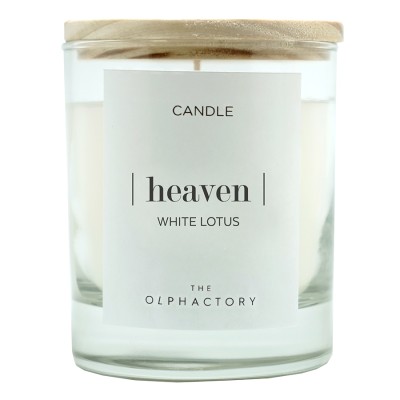 Свеча ароматическая the olphactory, heaven, white lotus, 40 ч