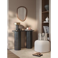 Лампа настольная stone, D27х35 см, черная/золотистая