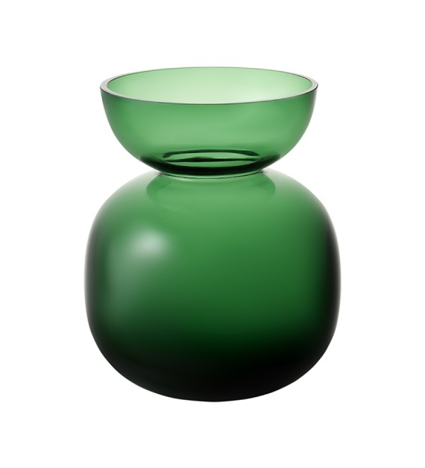 Ваза florum, 20 см, изумрудная