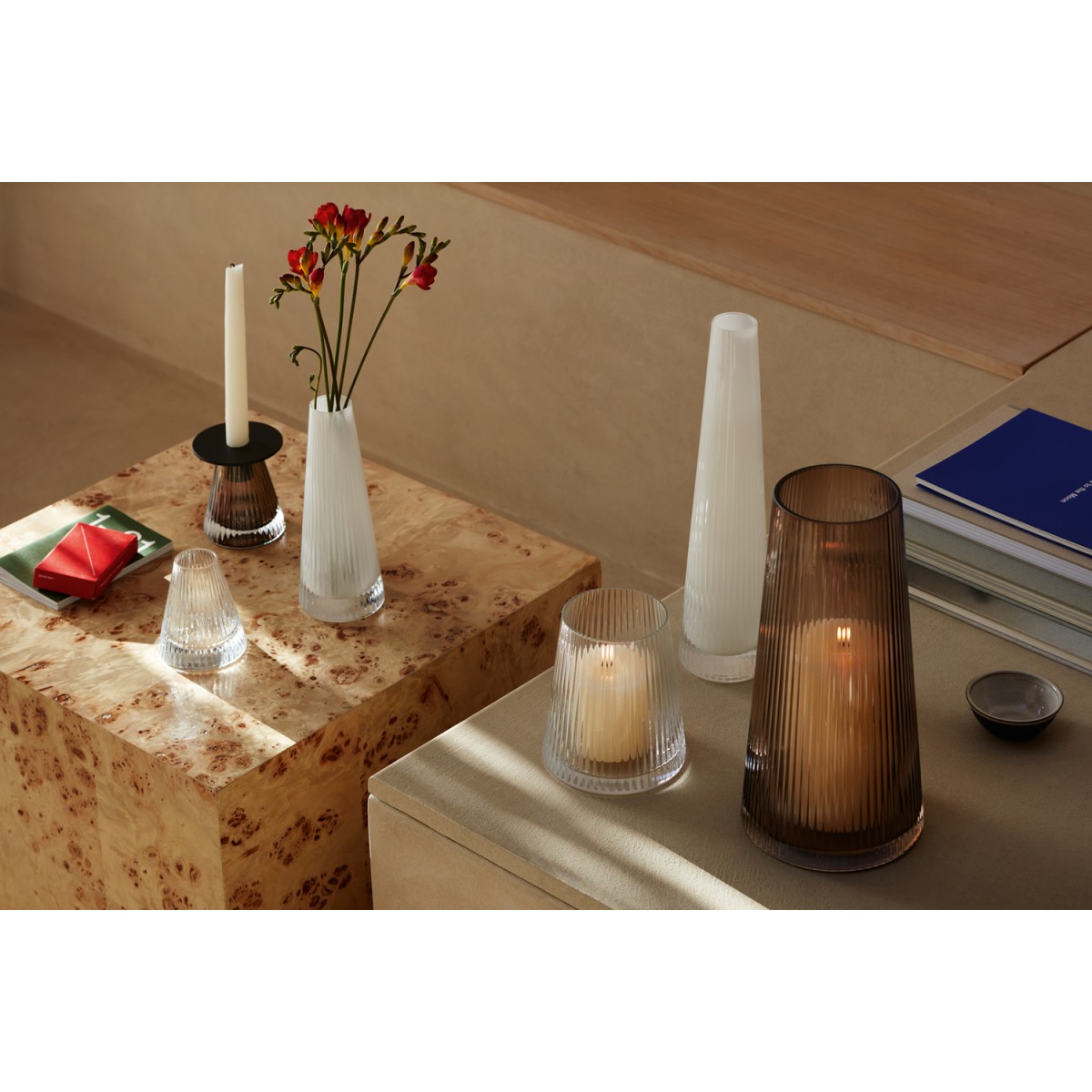 Ваза beacon, 30 см, белая