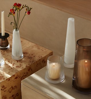 Ваза beacon, 30 см, белая