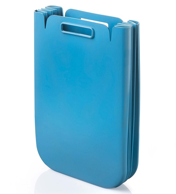 Корзина для белья складная eco packly, голубая