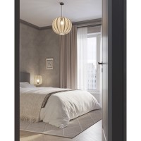 Лампа настольная texture rib, 27х39 см, бежевая