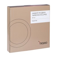 Набор из двух тарелок eclipse из коллекции essential, D27 см