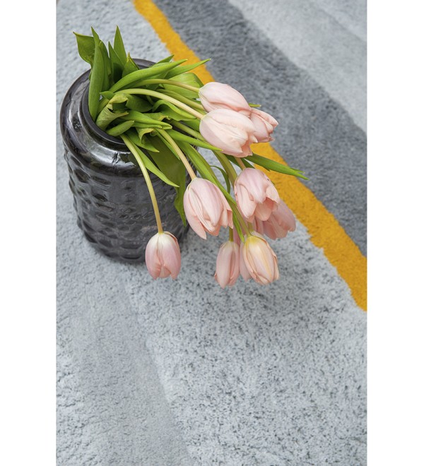 Ковер из хлопка с рисунком tulip field из коллекции terra, 200х300 см