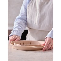 Дуршлаг складной силиконовый smart helper, D25,5 см, карамель