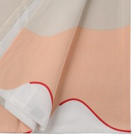 Скатерть из хлопка бежевого цвета с авторским принтом из коллекции freak fruit, 170х170 см