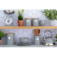 Емкость кухонная living серая 15х12,5 см