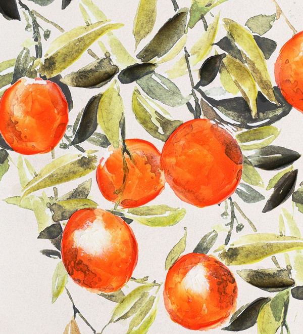 Панно декоративное juicy orange, 70х100 см