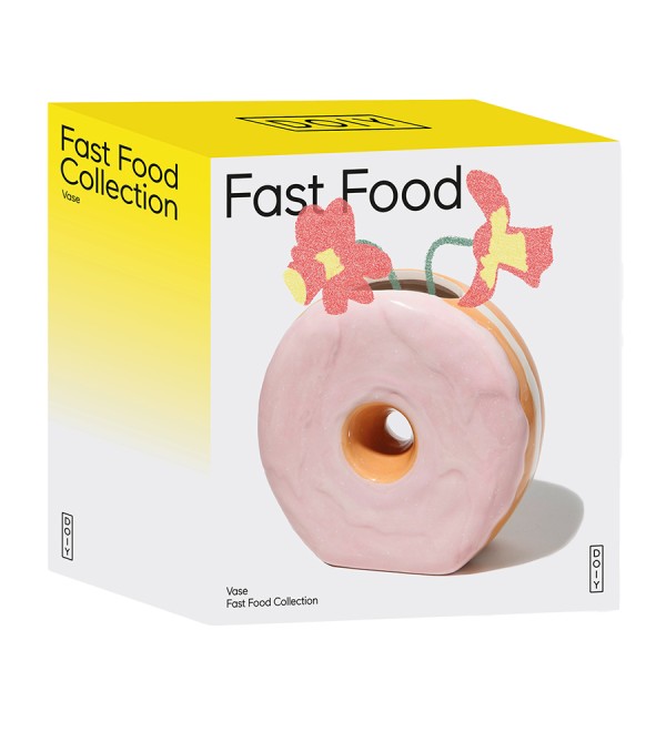 Ваза для цветов fast food, donut, 16 см