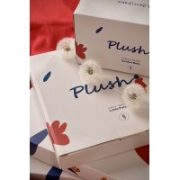 Набор обеденных тарелок plush, little petals, D26 см, 2 шт.