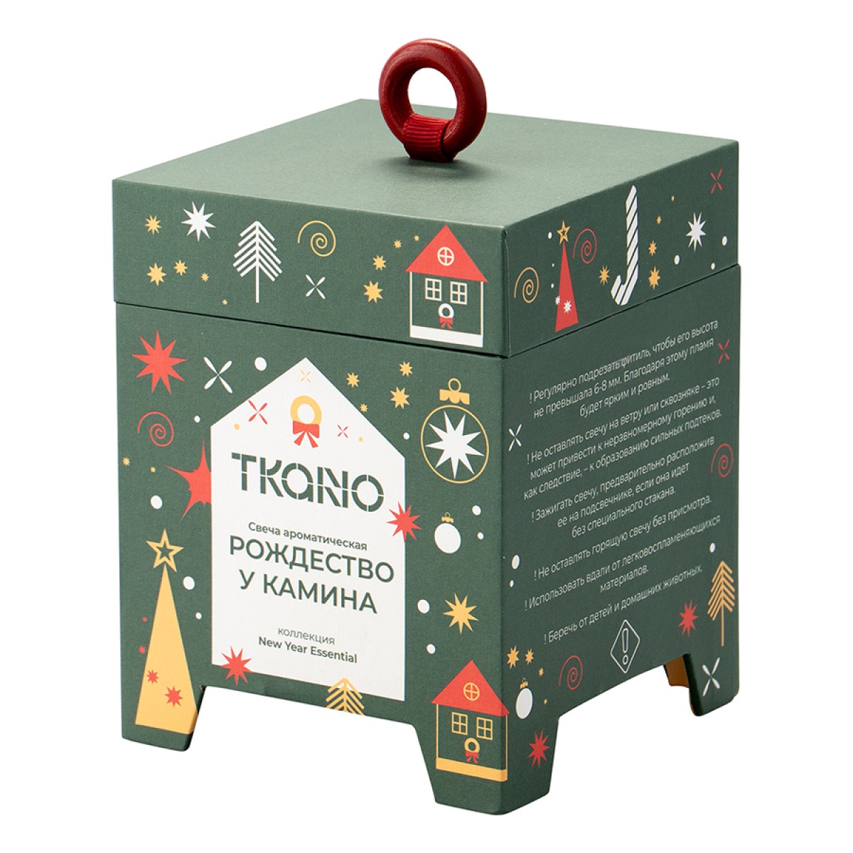 Свеча ароматическая Рождество у камина из коллекции new year essential