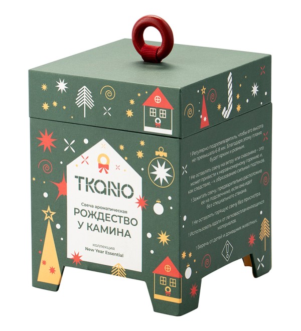 Свеча ароматическая Рождество у камина из коллекции new year essential