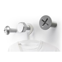 Набор вешалок screw, серый, 3 шт.