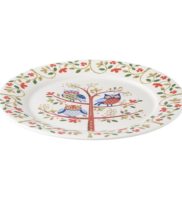 Тарелка owl из коллекции birds of paradise, D28 см