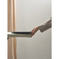 Доска гладильная напольная smart iron, 123х46 см, молочная