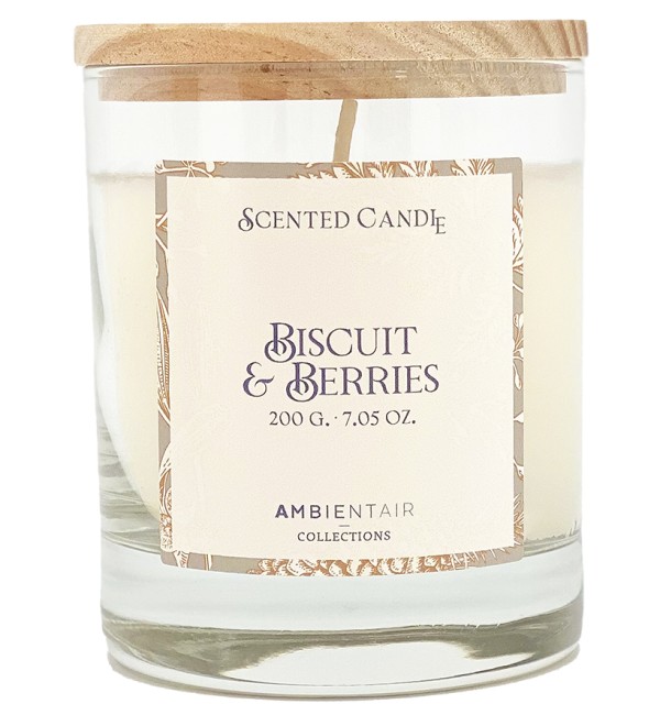 Свеча ароматическая gifting, bisquit&berries, 40 ч