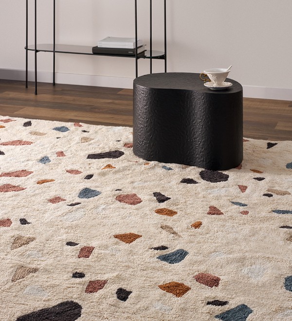 Ковер из хлопка terrazzo poetry из коллекции ethnic, 200х300 см