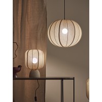 Лампа настольная texture rib, 27х39 см, бежевая