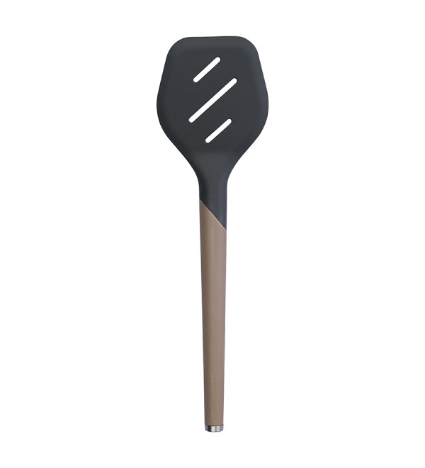 Лопатка с прорезями smartchef, 32 см, капучино-графит