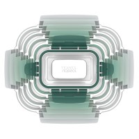 Набор контейнеров nest lock, зеленый, 5 шт.