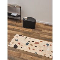Ковер из хлопка terrazzo poetry из коллекции ethnic, 70х160 см