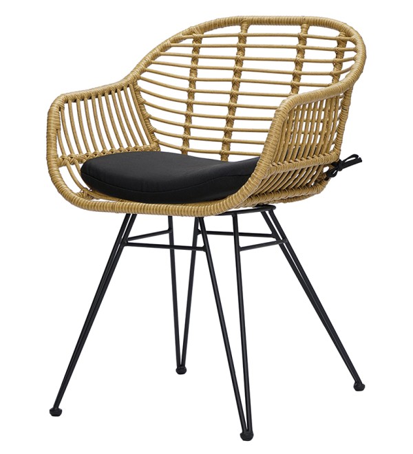 Стул vetle bent, ротанг