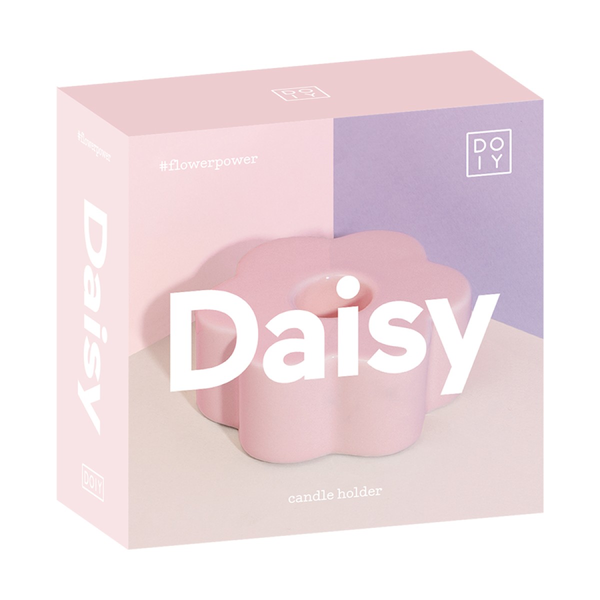 Подсвечник daisy, D8 см, розовый